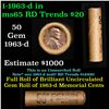 Image 1 : Shotgun Lincoln 1c roll, 1963-d 50 pcs Brandt Wrapper.