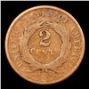 Image 3 : 1865 Fancy 5 Two Cent Piece 2c Grades f+