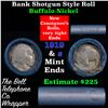 Image 1 : Buffalo Nickel Shotgun Roll in Old Bank Style 'Bell Telephone'  Wrapper 1919 &s Mint Ends Grades