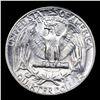 Image 3 : 1945-p Washington Quarter 25c Grades GEM Unc