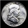 Image 2 : 1948-p Franklin Half Dollar 50c Grades Choice+ Unc