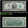 1976 $2 Federal Reserve Note (Philadelphia, PA) Grades Gem CU