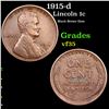 1915-d Lincoln Cent 1c Grades vf++