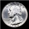 Image 2 : 1946-p Washington Quarter 25c Grades GEM+ Unc