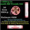 Image 1 : Shotgun Lincoln 1c roll, 2004-p 50 pcs N.F String & Son Wrapper.
