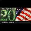Image 2 : 2003A $2 Federal Reserve Note, Uncirculated 2008 BEP Folio Issue (San Francisco, CA) Grades Gem CU