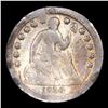 Image 2 : 1856-o Seated Liberty Half Dime  'o' Above Bow 1/2 10c Grades VF Details