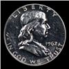 Image 2 : Proof 1962 Franklin Half Dollar 50c Grades GEM+ Proof