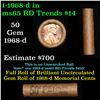 Image 1 : Shotgun Lincoln 1c roll, 1968-d 50 pcs Brandt Wrapper.