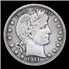 Image 2 : 1911-p Barber Quarter 25c Grades vf+