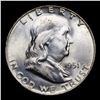 Image 2 : 1951-d Franklin Half Dollar 50c Grades Select Unc+ FBL