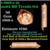 Image 1 : Lincoln 1c roll, 1968-s 50 pcs Brandt Wrapper.