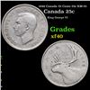 1946 Canada 25 Cents 25c KM-35 Grades xf