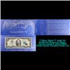 Image 1 : **Star Note** 1995 $2 Federal Reserve Note, Uncirculated 2002 BEP Folio Issue Grades Gem CU