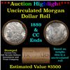 ***Auction Highlight*** 1889 & CC Uncirculated Morgan Dollar Shotgun Roll (fc)