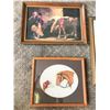 Image 2 : Variety of Pictures inc Petit Point Framed Horse, Richard De Wolfe Ltd Edition Duck Print, M. Hynn S