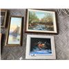 Image 3 : Variety of Pictures inc Petit Point Framed Horse, Richard De Wolfe Ltd Edition Duck Print, M. Hynn S