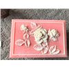 Image 5 : Vintage Cast Iron Fireman Coin Bank & Genuine Incolay Pink Velvet Lined Trinket Box