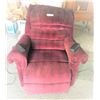 Image 1 : Burgundy Remote Controlled Lazy Boy Reclining Chair