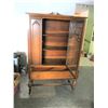 Image 4 : Vintage Cabinet w Front Glass Door and Drawer