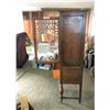 Image 5 : Vintage Cabinet w Front Glass Door and Drawer