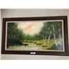Image 1 : Large Framed Countryside Painting