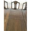 Image 3 : Wood Dining Room Table and 6 Chairs