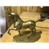 Image 3 : Brass Unicorn and Horse Statues, asst Horse Figures (1 w genuine Horse Hair on stand), Two Brass & L