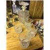 Image 2 : Versailles Decanter & Glass Set, Punch Bowl/Glasses,  Crystal Wine Glasses, Martini Cocktail Pitcher