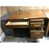Image 2 : Wood 3 Drawer Desk, Asst Paper, 2 & 3 Drawer Filing Cabinets