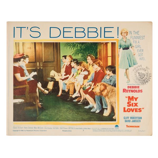 A "My Six Loves" Lobby Card.