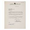 Image 1 : A Boris Karloff Signed Promotional Agreement Letter.