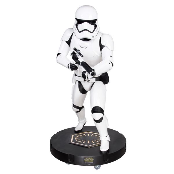 A Rare First Order Stormtrooper Life-Size Statue.