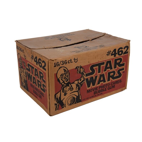 A Star Wars Topps Chewing Gum Shipping Box.