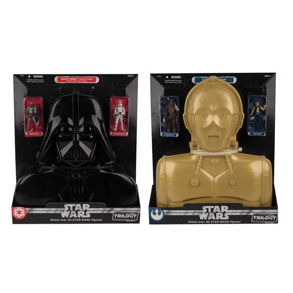 Darth Vader & C-3PO Carry Cases with Figures.