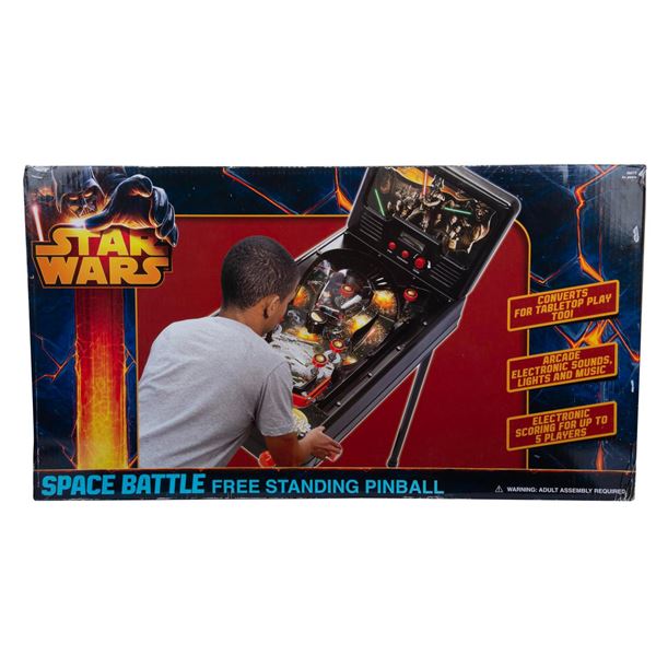 A Star Wars Space Battle Free Standing Pinball Game.