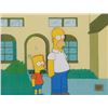Image 1 : The Simpsons Homer and Bart Production Cels.