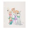 Image 1 : A Virgil Ross Signed "The Jetsons" Drawing.