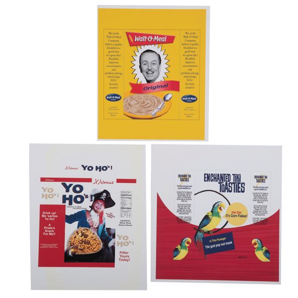 "The Big D Cafe" Cereal Box Prop Designs.