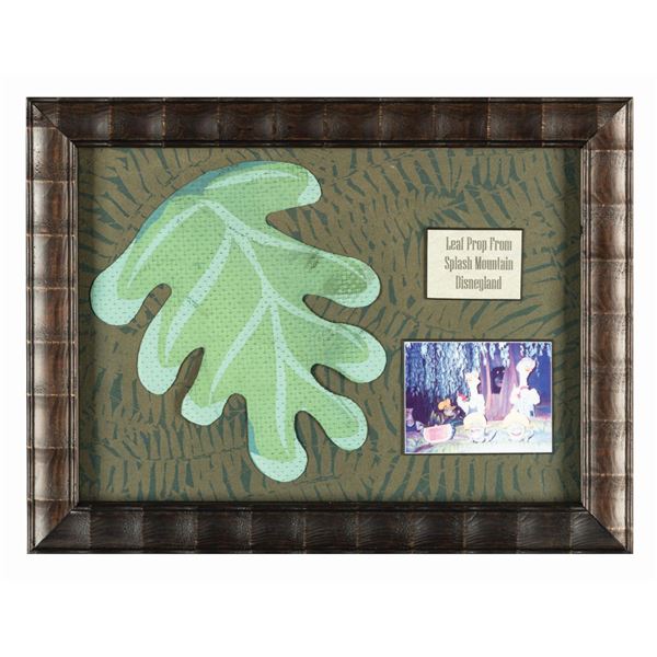 A Splash Mountain Leaf Prop.