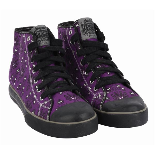 A Pair of Haunted Mansion High Top Shoes.