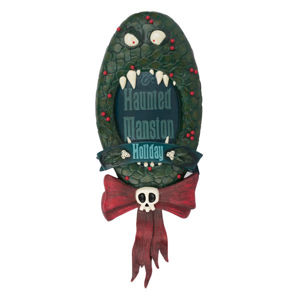 A Haunted Mansion Holiday Wreath.