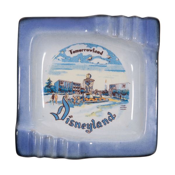 A Souvenir Disneyland Tomorrowland Ashtray.