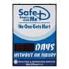 Image 1 : A "Safe Begins with Me" Digital Incident Counter.