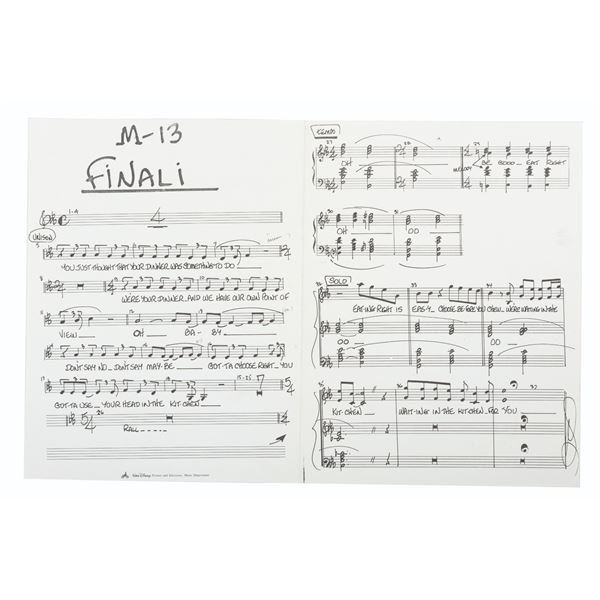 A Food Rocks Finale Sheet Music.