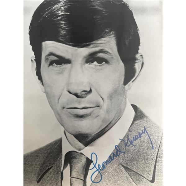 Leonard Nimoy signed photo