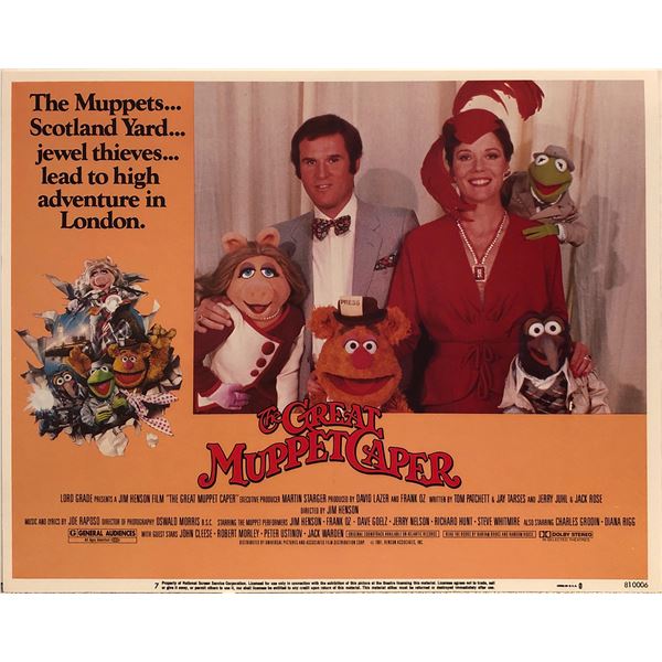 The Great Muppet Caper original vintage lobby card