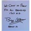 Image 1 : Buzz Aldrin signed slip