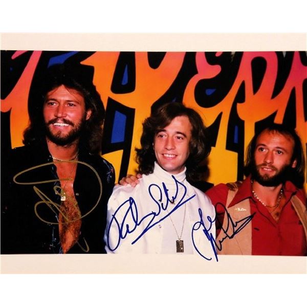The Bee Gees signed photo