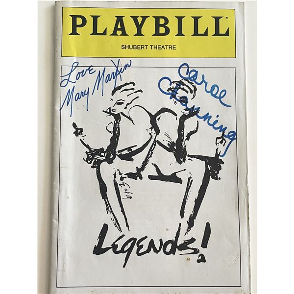 Legends Playbill signed pamphlet